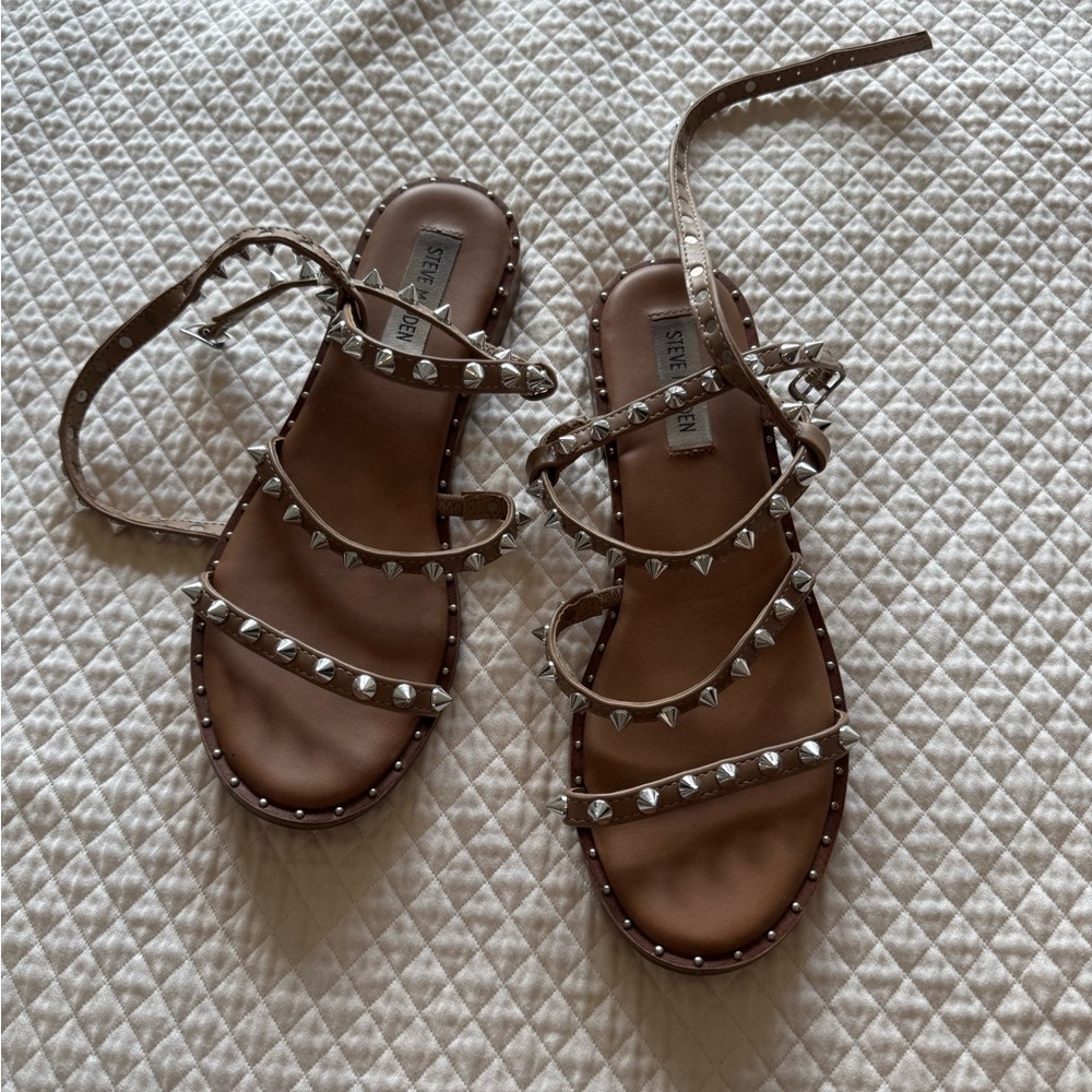 Steve Madden Women's Studded Sandals - Brown